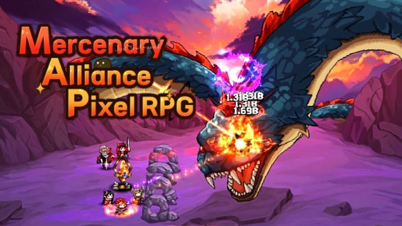 Mercenary Alliance: Pixel RPG स्क्रीनशॉट 0