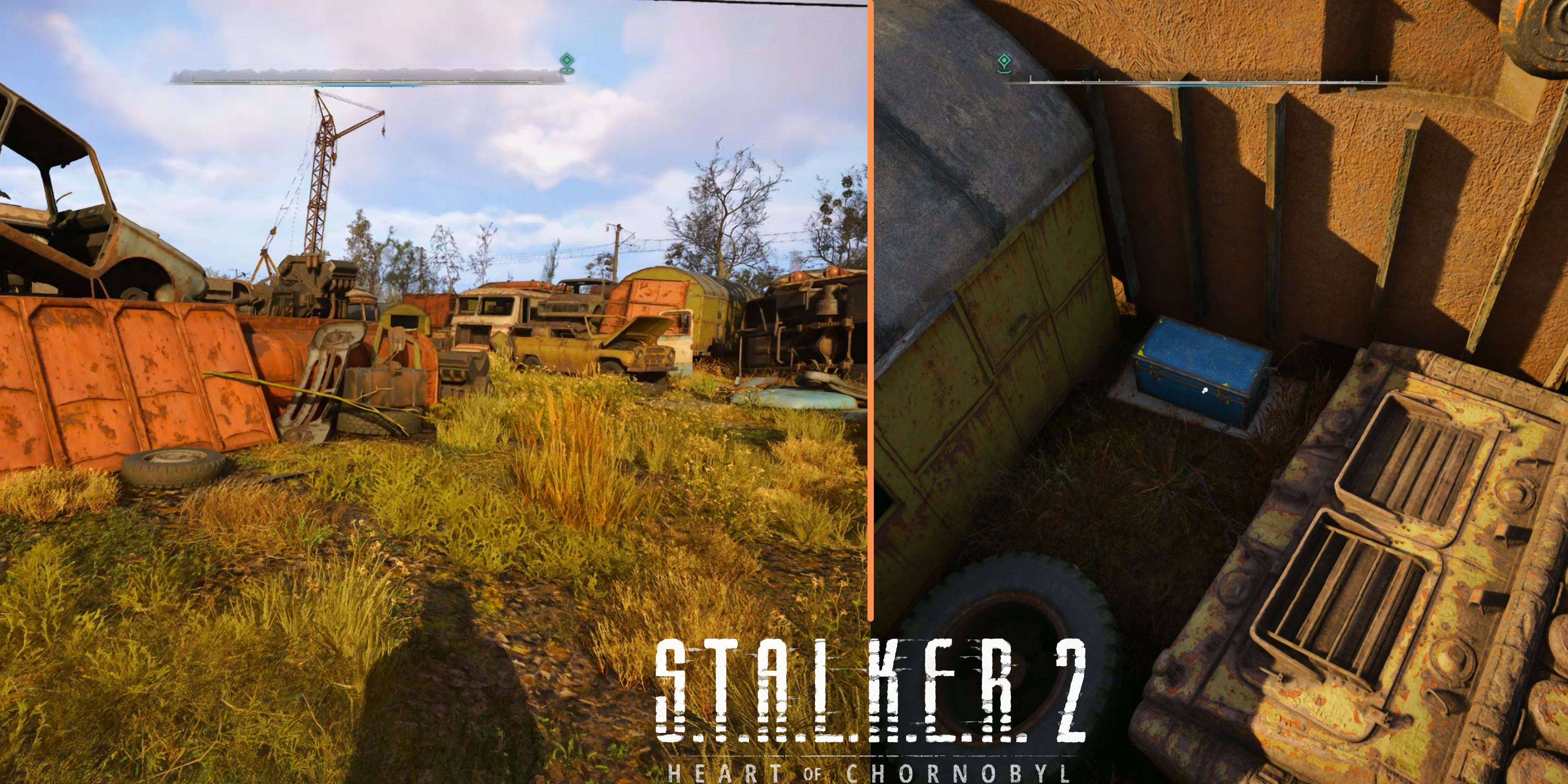 Stalker 2 : 쓰레기의 차에있는 기자를 숨기는 방법