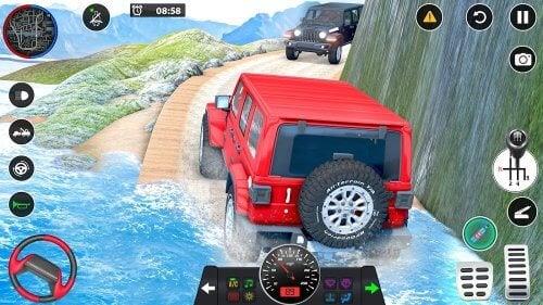 Offroad Jeep Driving Games 3D スクリーンショット 0