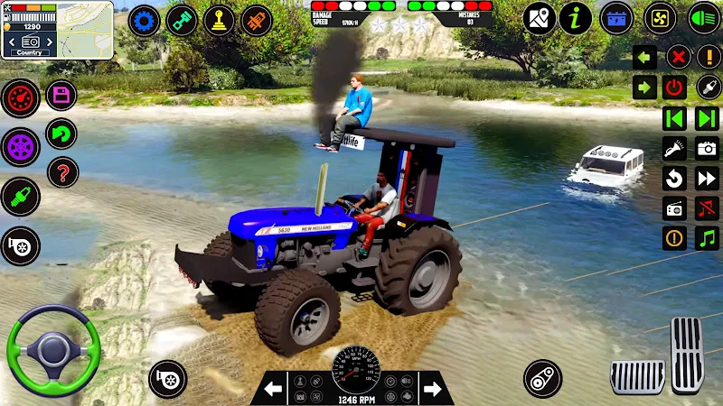 Tractor Driving Tractor Games 스크린샷 0