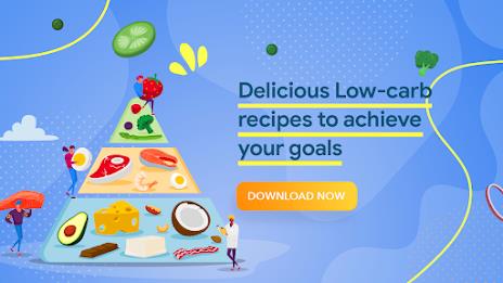 Low carb recipes diet app Capture d'écran 0