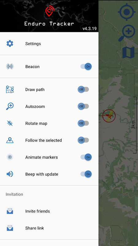 Schermata Enduro Tracker - GPS tracker 0