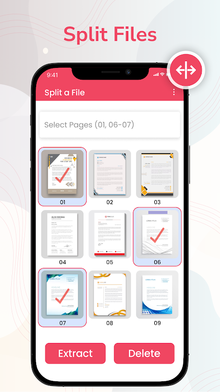 Split & Merge PDF files ภาพหน้าจอ 3