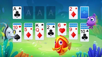 Solitaire 3D Fish स्क्रीनशॉट 1