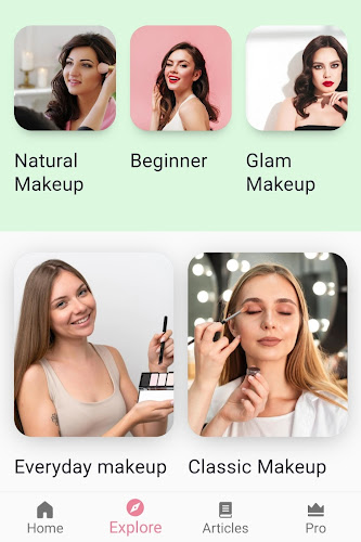 Makeup Tutorial App Screenshot 1