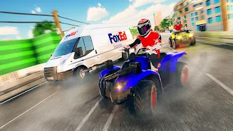 ATV Quad Bike Traffic Race 스크린샷 1