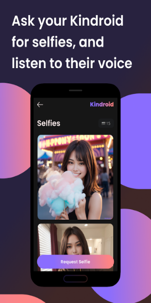 Kindroid: AI Companion Chat Скриншот 1