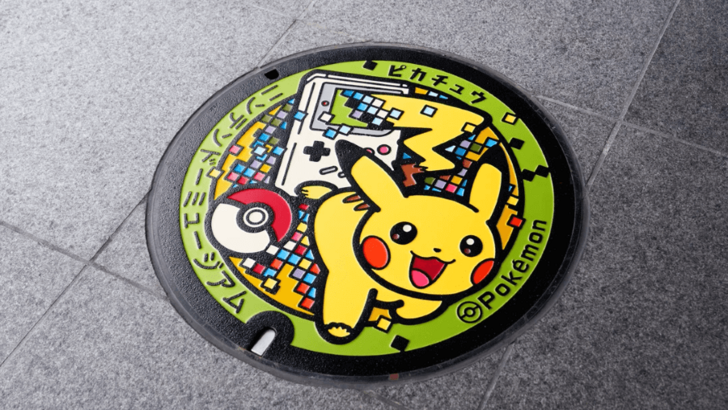 Pikachu Manhole Cover: Part of a Larger Campaign