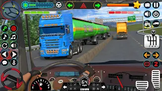 Oil Tanker Truck Driving Games Captura de pantalla 1