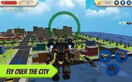 Robot Hero: City Simulator 3D ဖန်သားပြင်ဓာတ်ပုံ 3