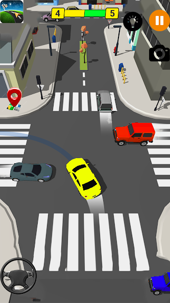 Schermata Idle Taxi: Driving Simulator 2