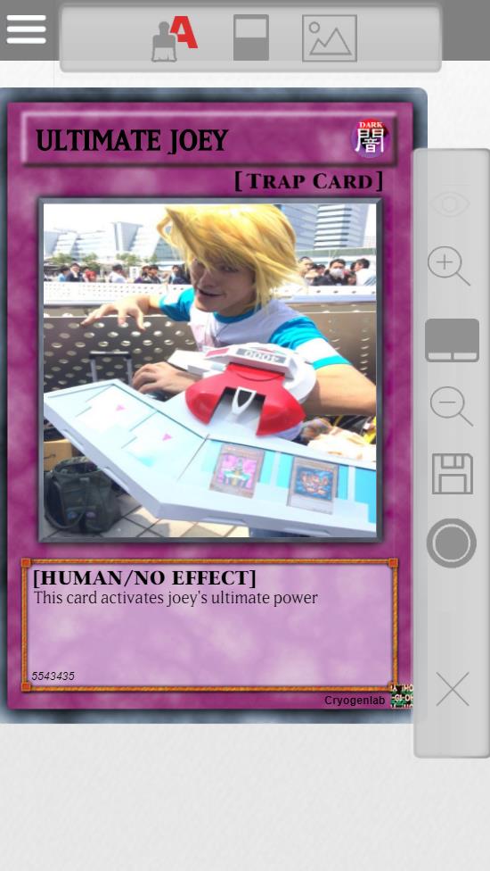 Yugioh Card Maker Capture d'écran 1