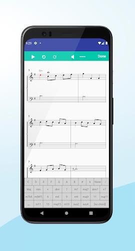 Schermata Score Creator: write music 3