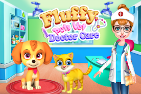 Fluffy Pets Vet Doctor Care Ảnh chụp màn hình 2