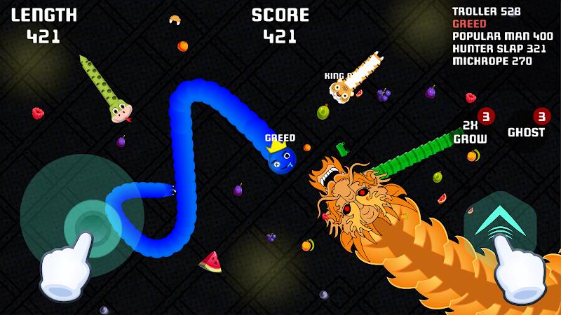 Worms io Gusanos Snake Game Screenshot 0