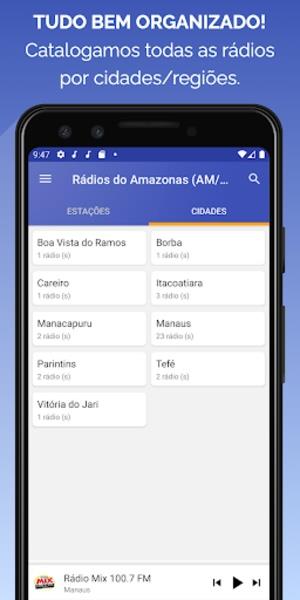 Rádios do Amazonas (AM/FM) Ảnh chụp màn hình 1