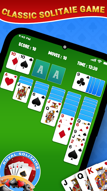 Royal Solitaire Card Game ภาพหน้าจอ 0