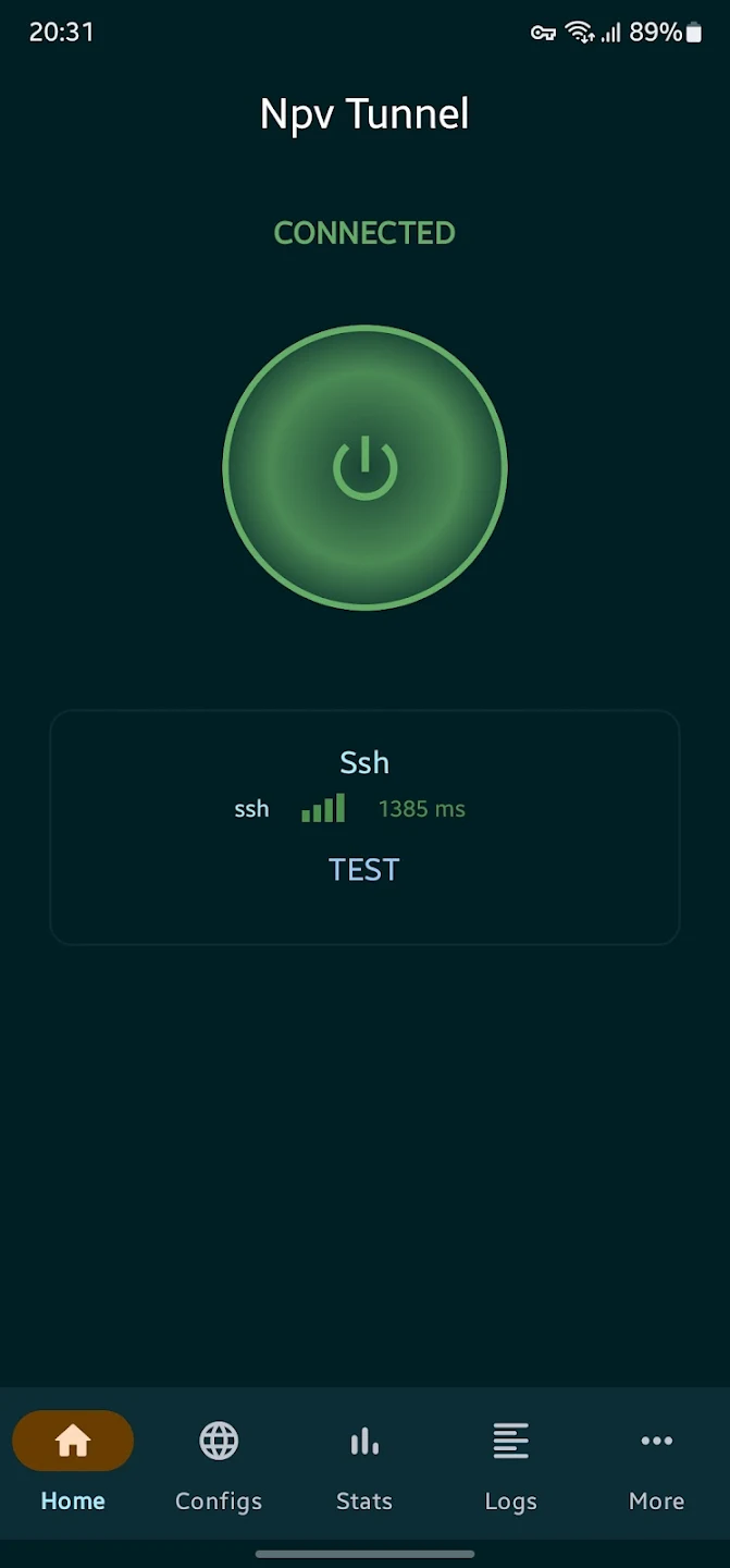 Schermata Npv Tunnel V2ray/Psiphon/SSH 0