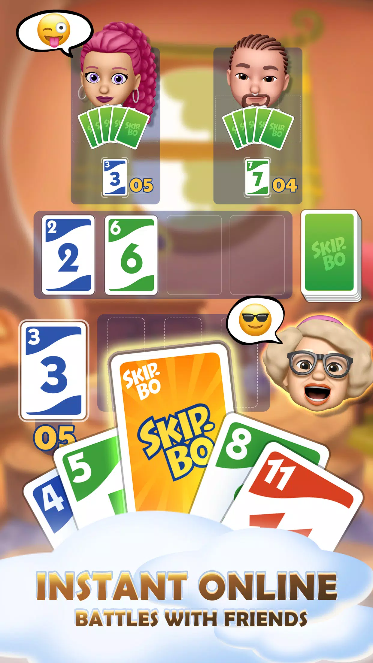 Skip-Bo™: Solitaire Card Game Capture d'écran 1