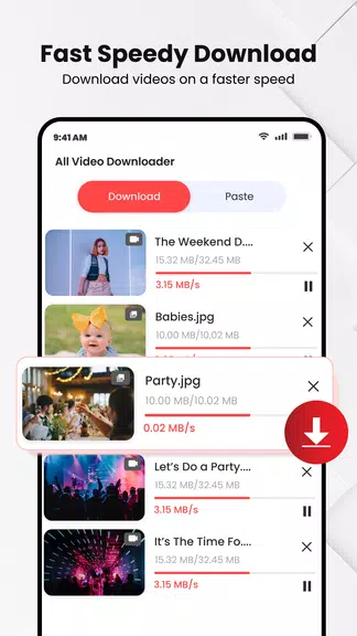 Video Downloader App - Mesh Tangkapan skrin 2