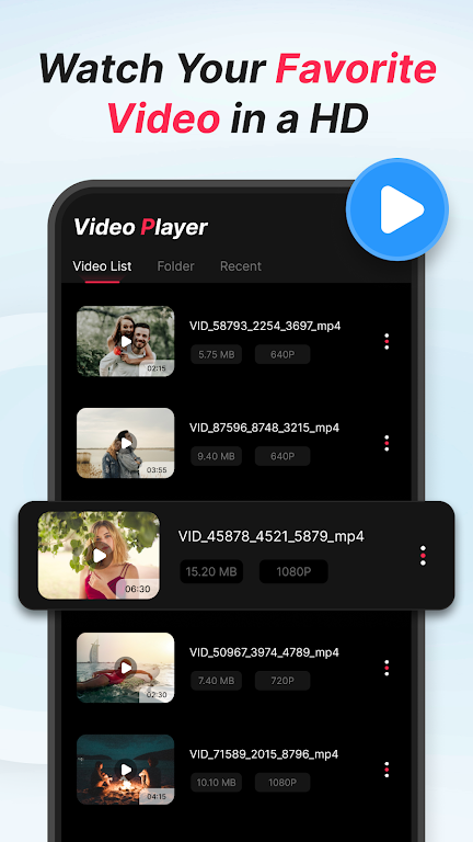 TiK Tik Video Player Ảnh chụp màn hình 2