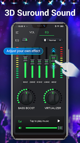 Equalizer & Bass Booster,Music Tangkapan skrin 1