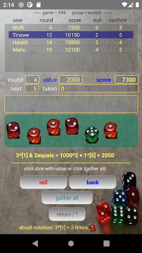 Game10000  dice game スクリーンショット 0