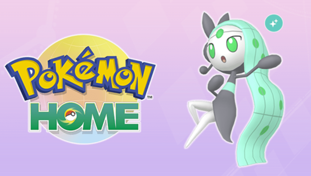 Meloetta sáng bóng trong Pokemon Home