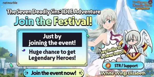 Novo personagem White Wings Elizabeth se junta a sete pecados capitais: aventura ociosa