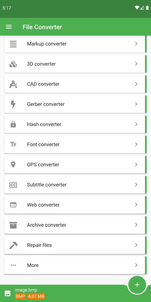 Schermata File Converter 1