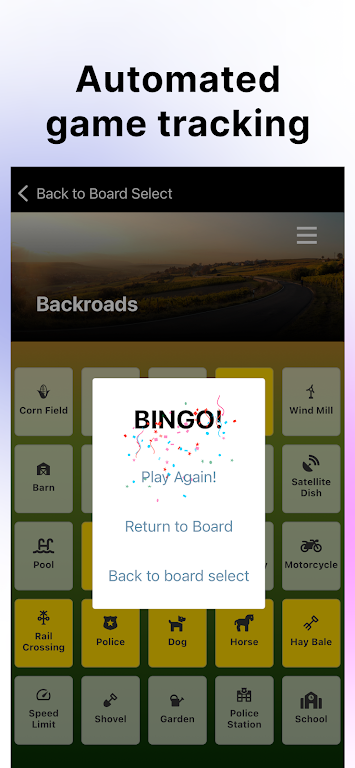 Schermata Travel Bingo - Road trip bingo 2