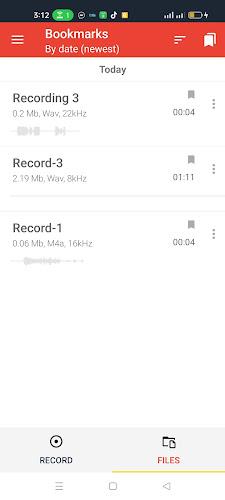 Voice Memos Capture d'écran 3