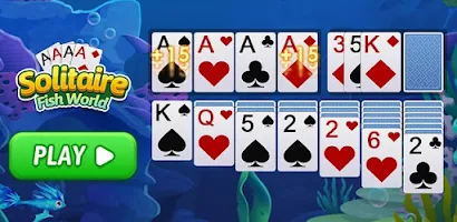 Solitaire Fish World-OceanTrip Captura de tela 0