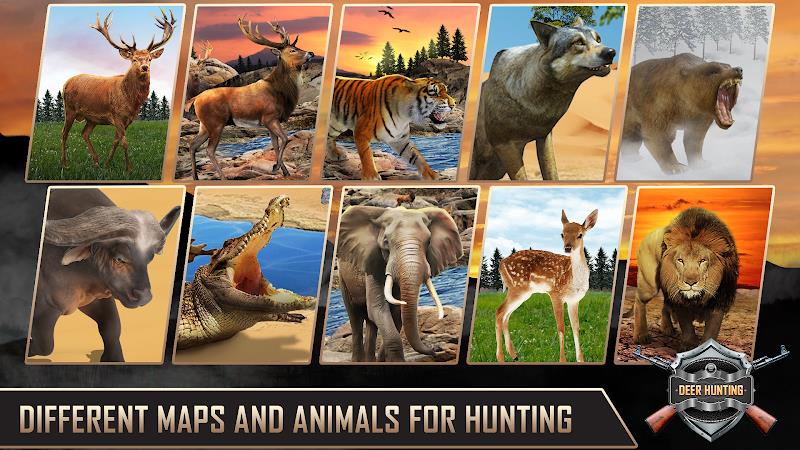 Deer Hunting Simulator Games ภาพหน้าจอ 1