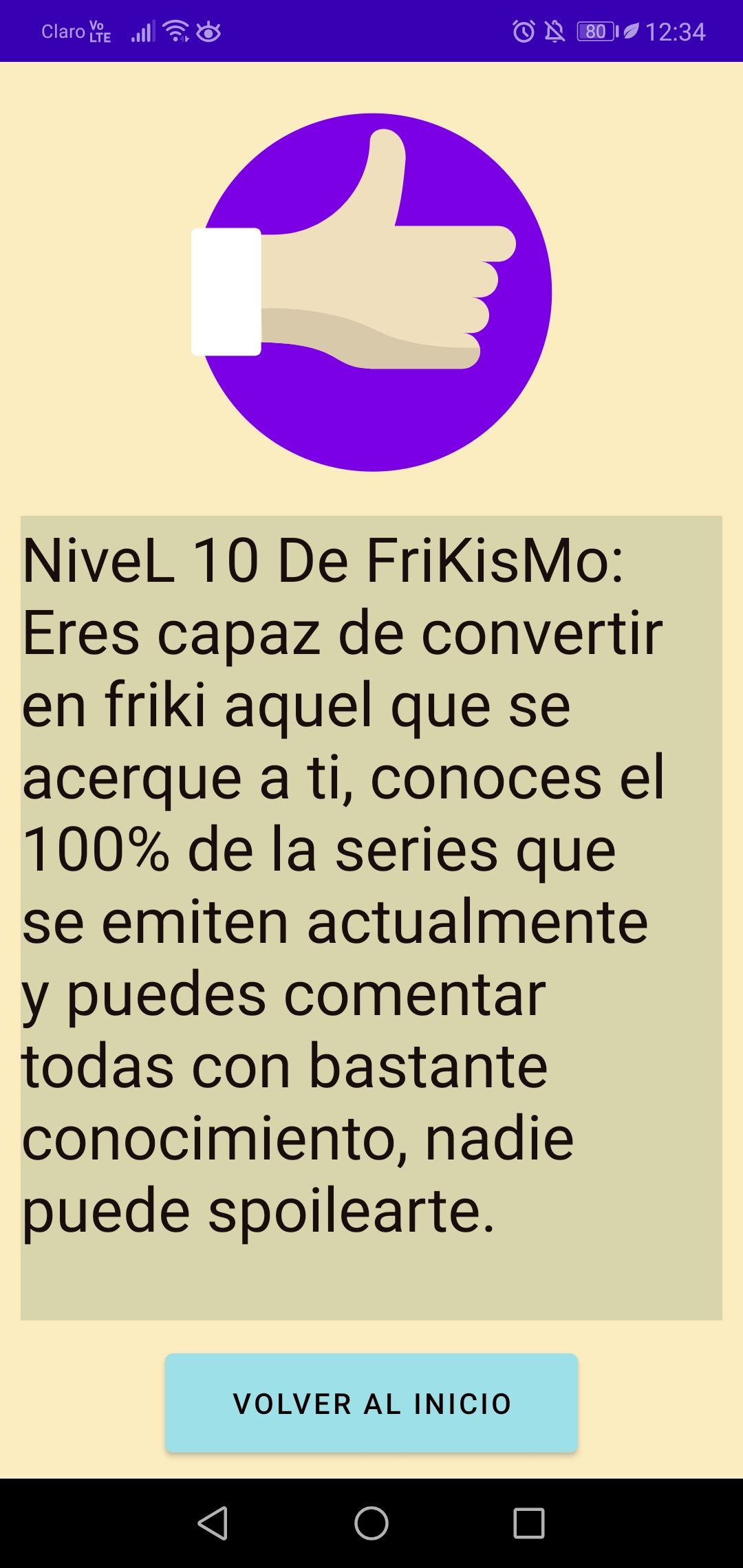 Schermata Preguntas Frikis 2