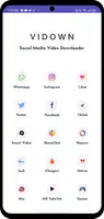 Video downloader - Vidown स्क्रीनशॉट 0