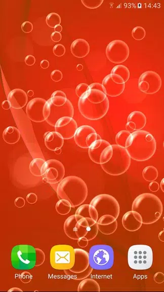 Schermata Bubble Live Wallpaper 2