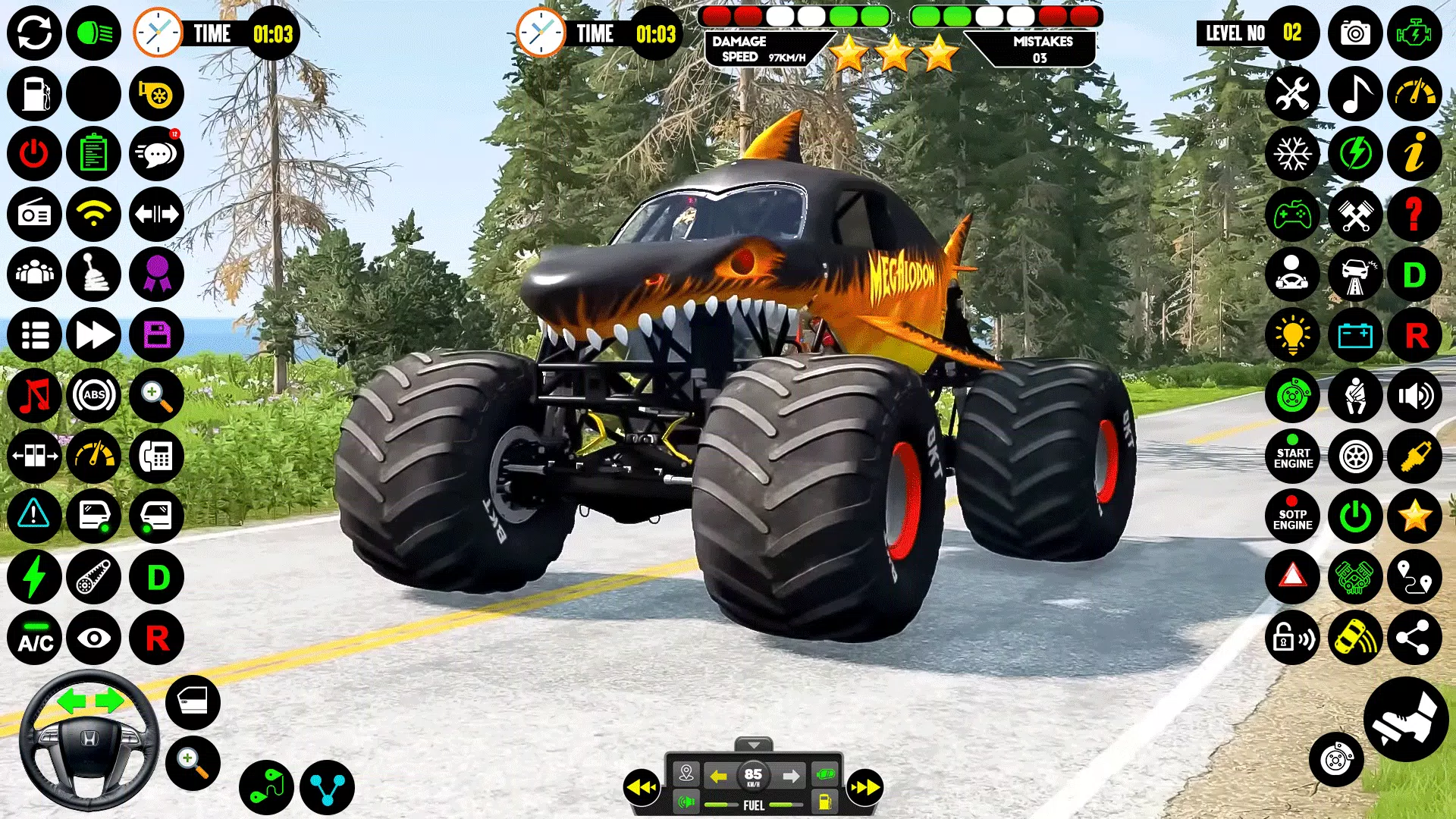 Monster Truck Racing: Truck 3D スクリーンショット 0