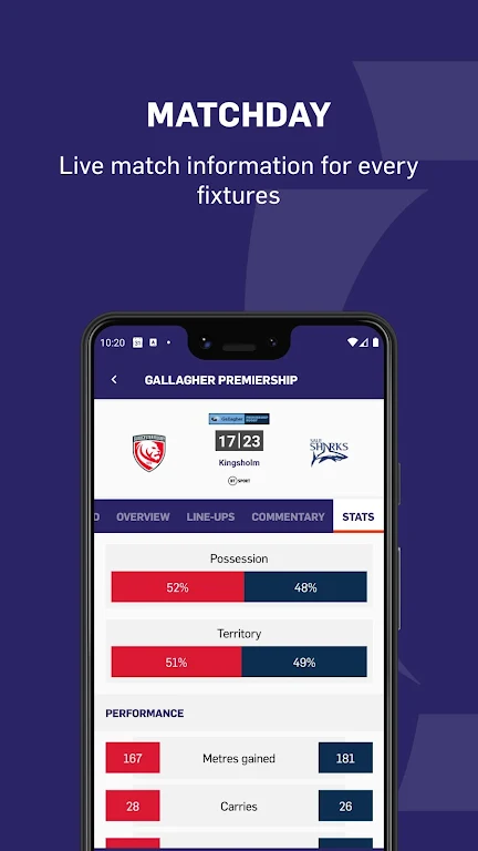 Premiership Rugby ဖန်သားပြင်ဓာတ်ပုံ 2