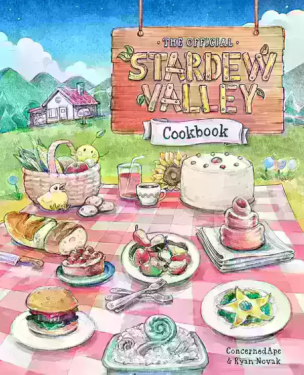 „Książka kucharska Stardew Valley: przytulny prezent poniżej 20 USD”