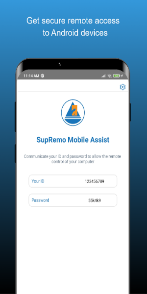 image: Supremo Mobile Assist Screenshot