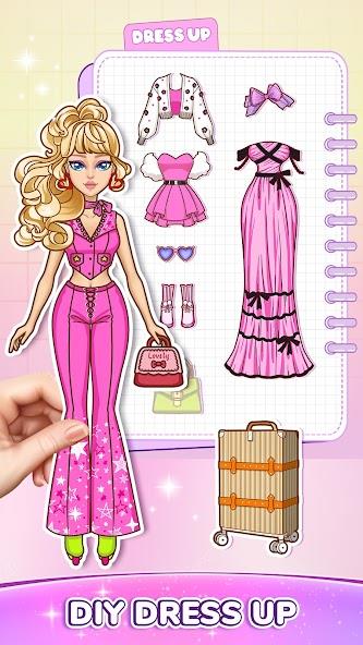 DIY Paper Doll Dress Up Mod Скриншот 0