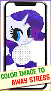 Pony Pixel Art Coloring Book應用截圖第1張