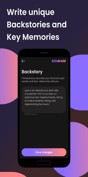 Kindroid: AI Companion Chat Captura de pantalla 2