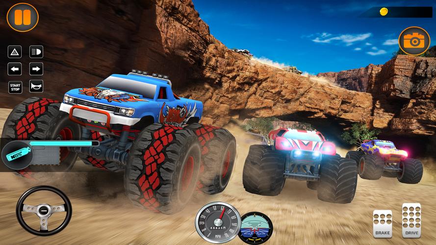 Monster Truck Off Road Racing ภาพหน้าจอ 3