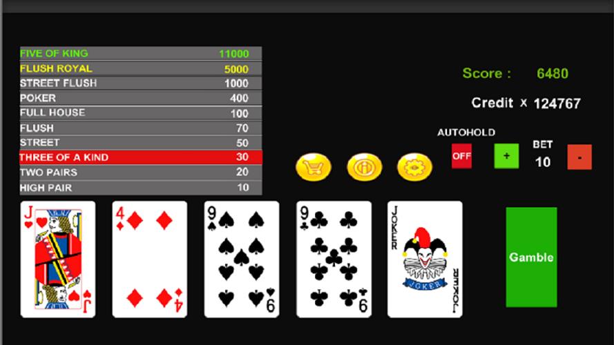 Video Poker Royal Casino Screenshot 0