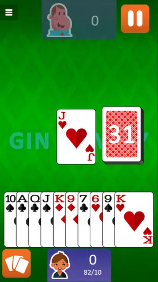 Gin Rummy Free Card Game Screenshot 2