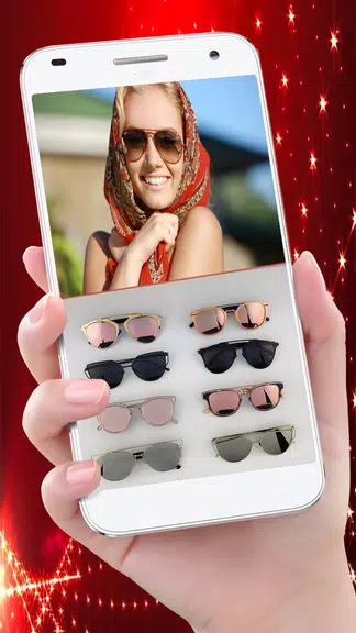 Stylish Sun Glasses Photo Edit 스크린샷 0